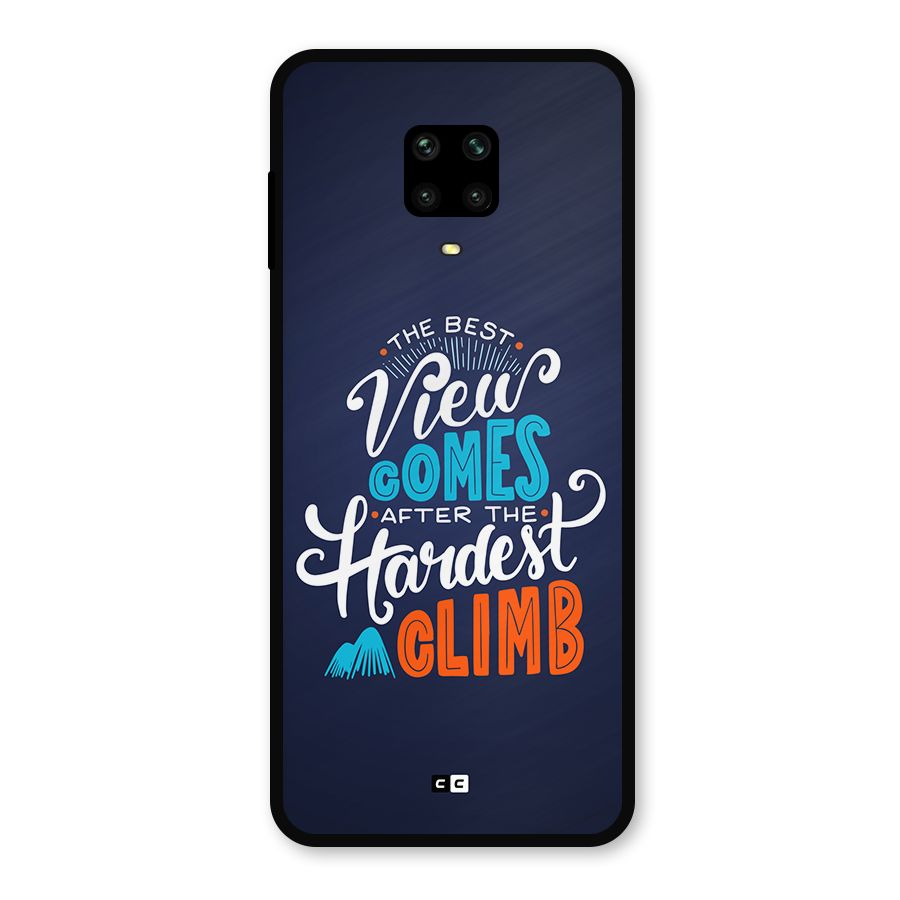 Hardest Climb Metal Back Case for Redmi Note 10 Lite