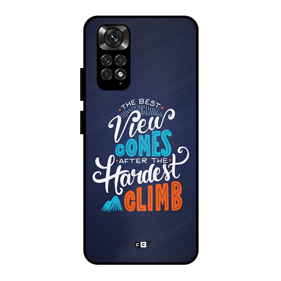 Hardest Climb Metal Back Case for Redmi Note 11 Pro