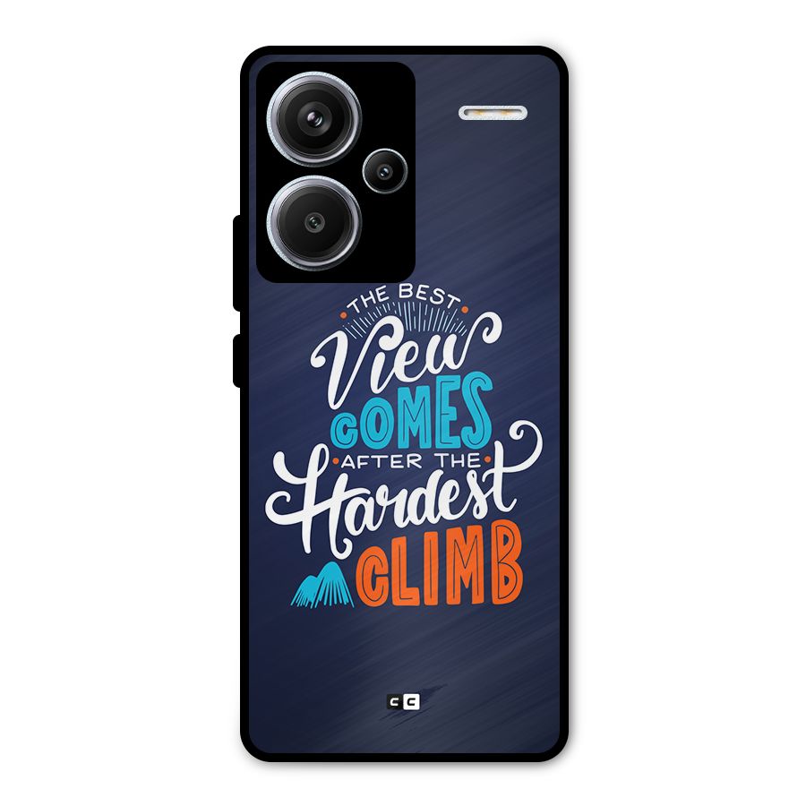 Hardest Climb Metal Back Case for Redmi Note 13 Pro Plus