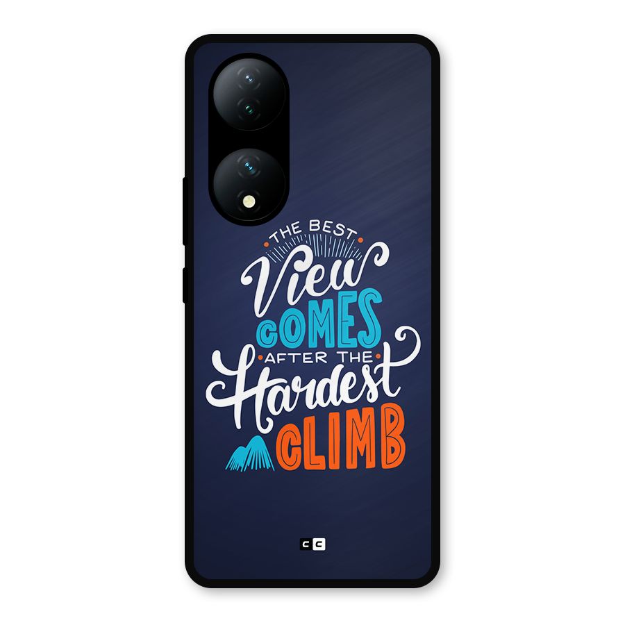 Hardest Climb Metal Back Case for Vivo T2