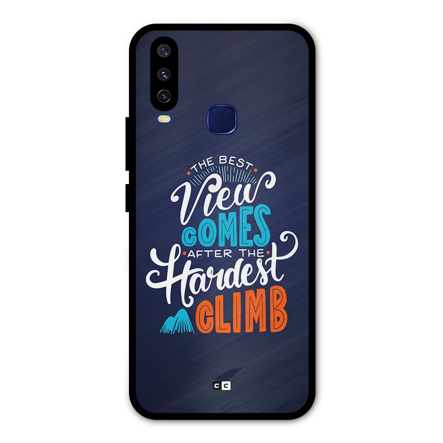 Hardest Climb Metal Back Case for Vivo U10