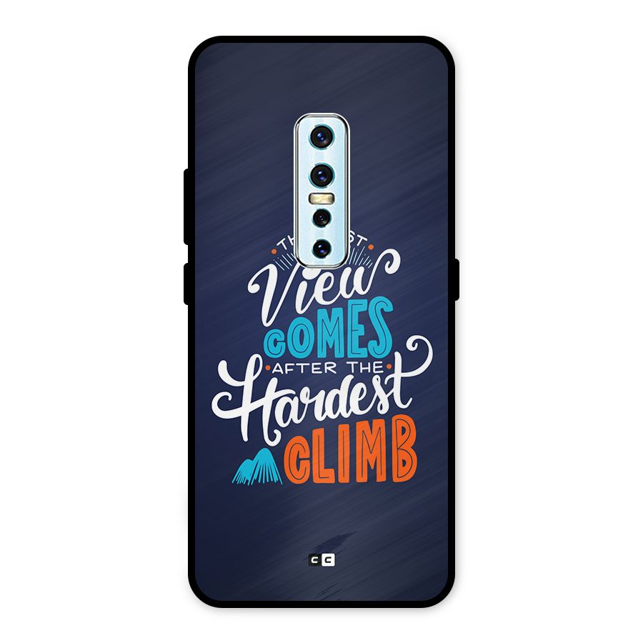 Hardest Climb Metal Back Case for Vivo V17 Pro