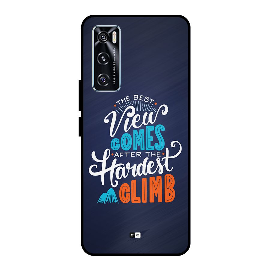 Hardest Climb Metal Back Case for Vivo V20 SE