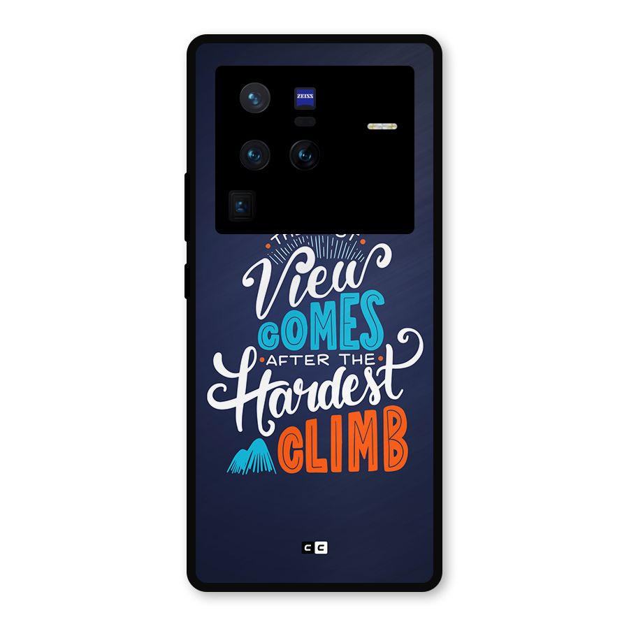 Hardest Climb Metal Back Case for Vivo X80 Pro