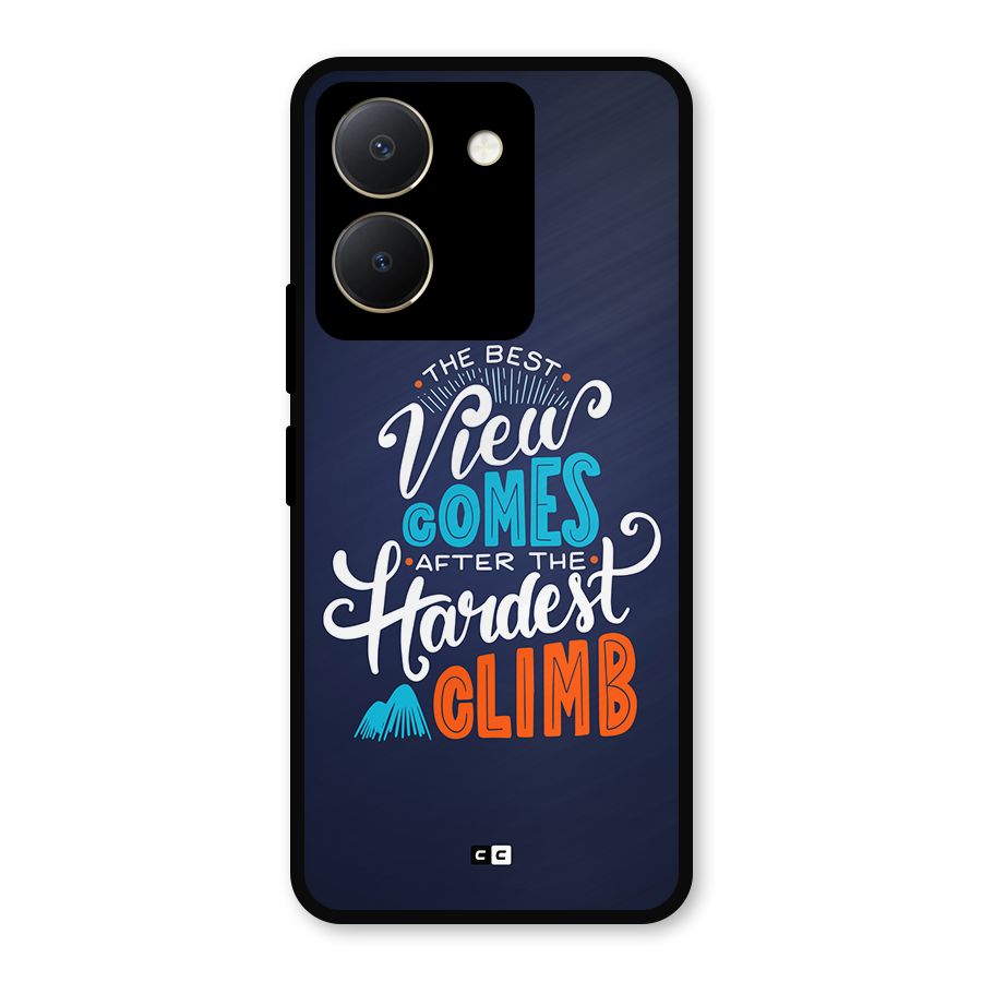 Hardest Climb Metal Back Case for Vivo Y36