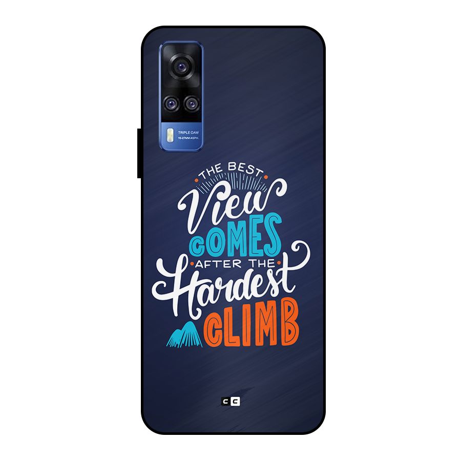 Hardest Climb Metal Back Case for Vivo Y51