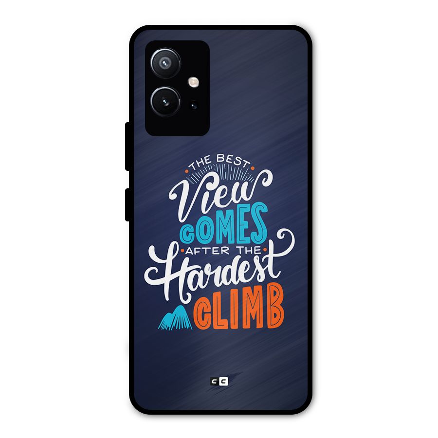 Hardest Climb Metal Back Case for Vivo Y75 5G
