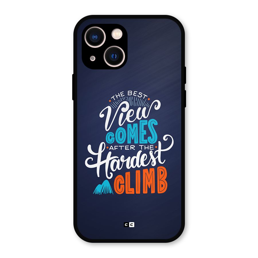 Hardest Climb Metal Back Case for iPhone 13
