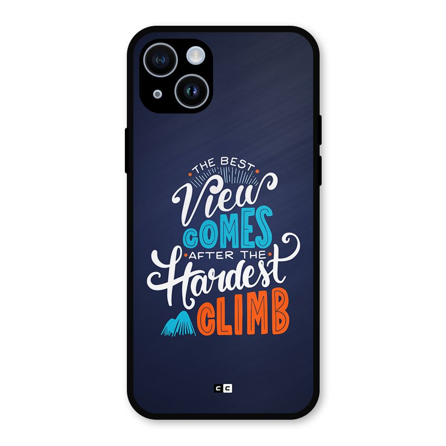 Hardest Climb Metal Back Case for iPhone 14