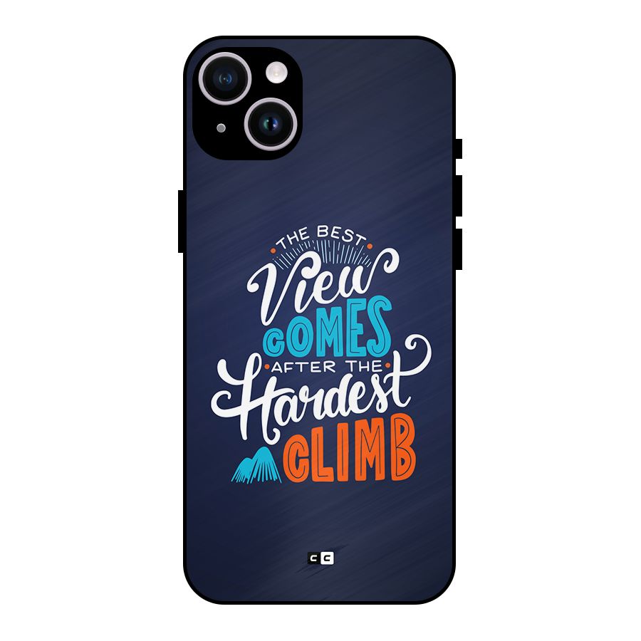 Hardest Climb Metal Back Case for iPhone 14 Plus