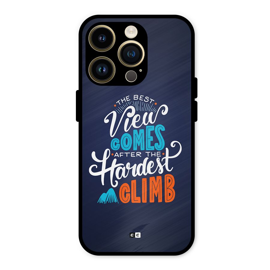 Hardest Climb Metal Back Case for iPhone 14 Pro