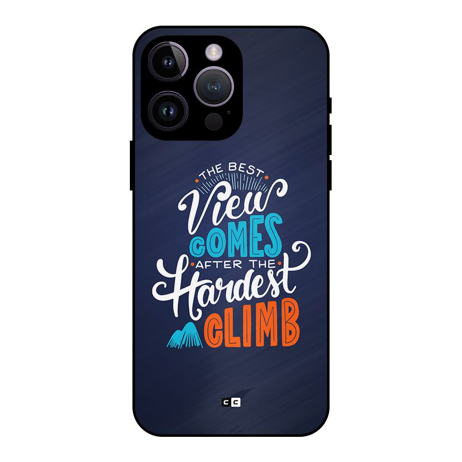 Hardest Climb Metal Back Case for iPhone 14 Pro Max