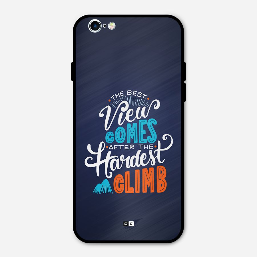 Hardest Climb Metal Back Case for iPhone 6 6s
