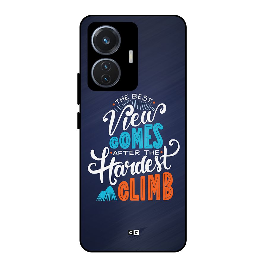 Hardest Climb Metal Back Case for iQOO Z6 44W