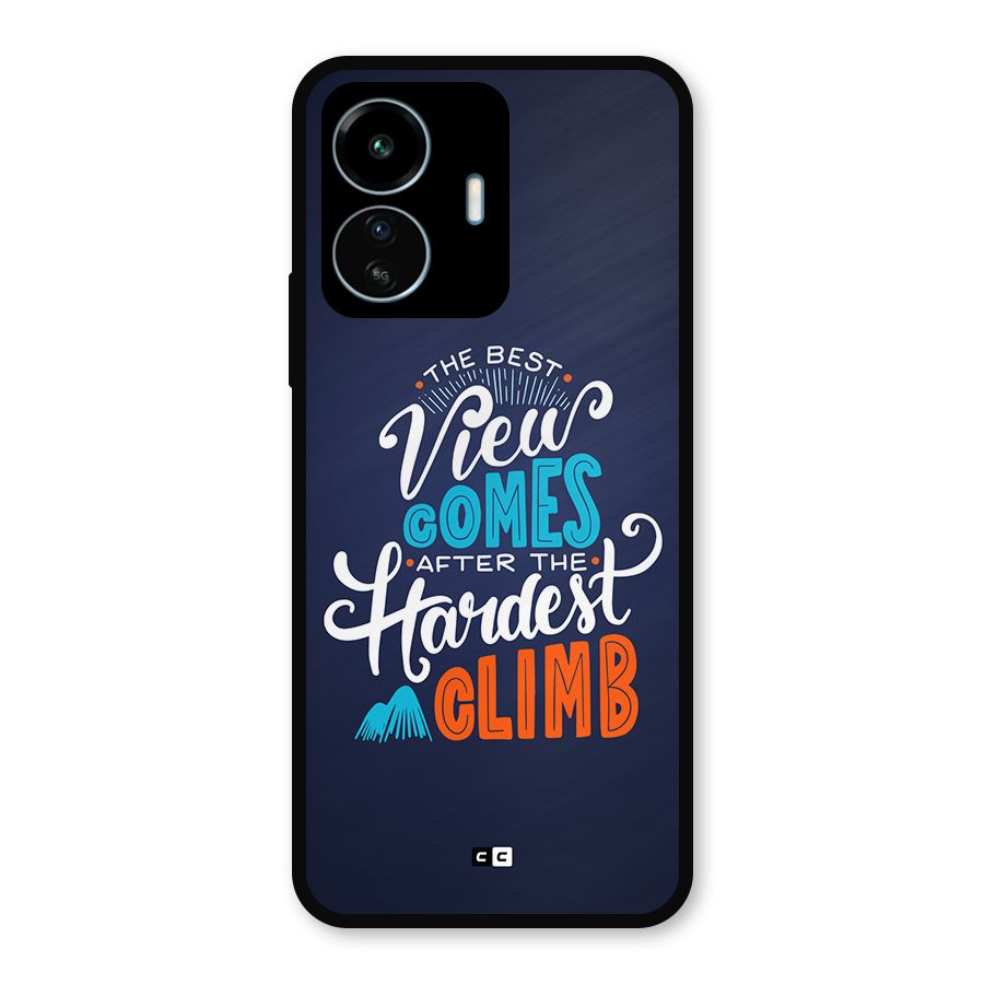 Hardest Climb Metal Back Case for vivo iQOO Z6 Lite 5G