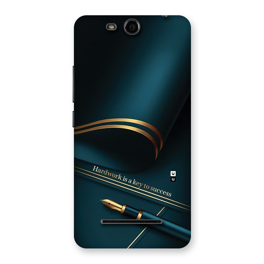 Hardwork Is Key Back Case for Canvas Juice 3 Q392