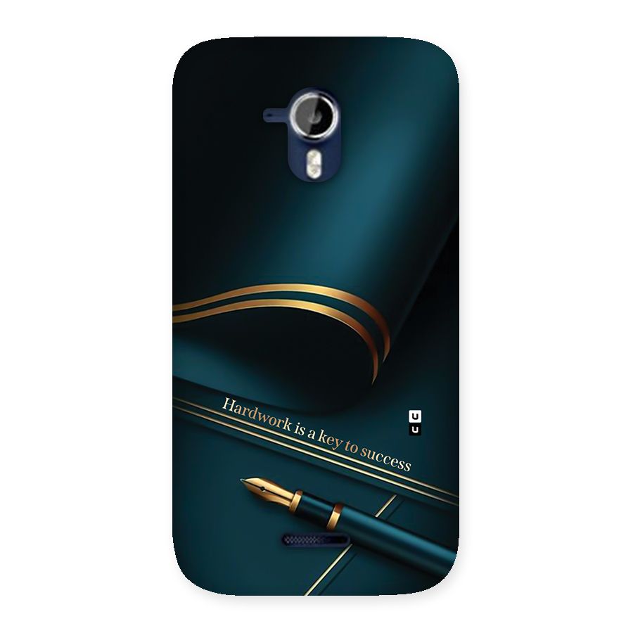 Hardwork Is Key Back Case for Canvas Magnus A117