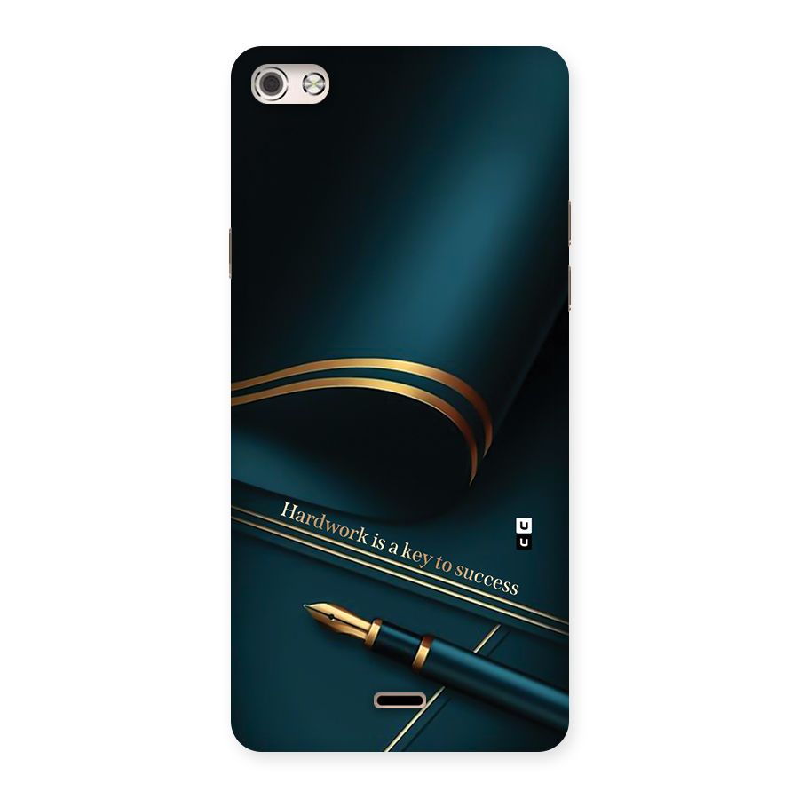 Hardwork Is Key Back Case for Canvas Silver 5