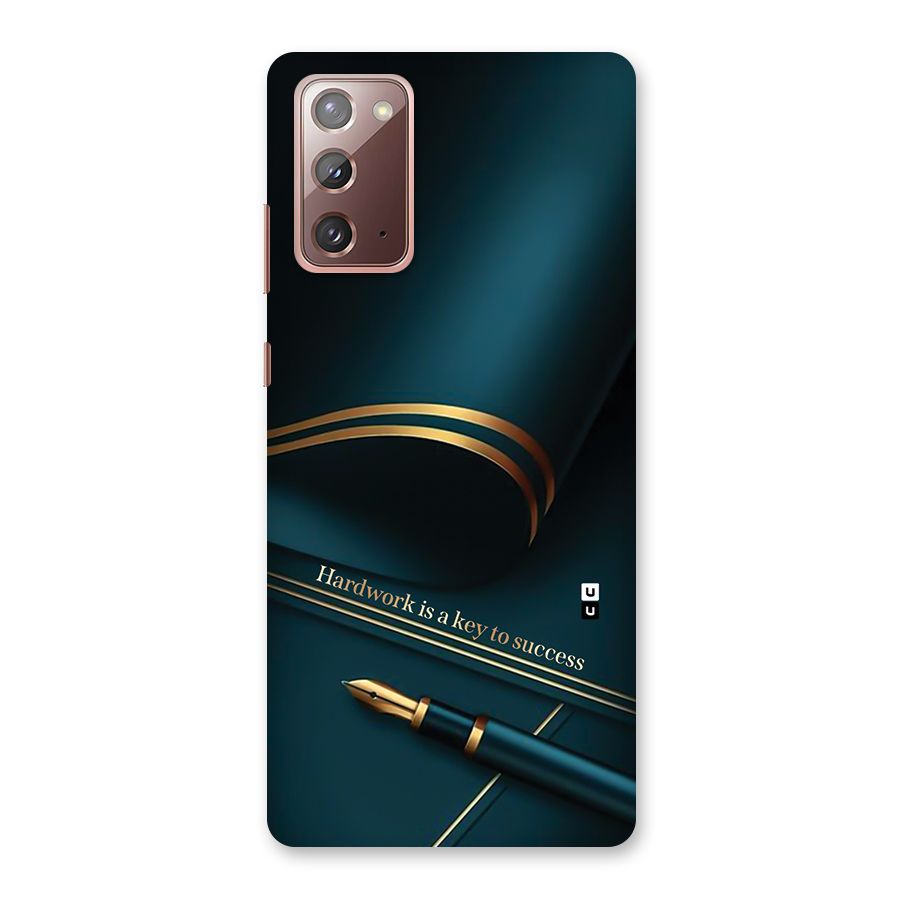 Hardwork Is Key Back Case for Galaxy Note 20