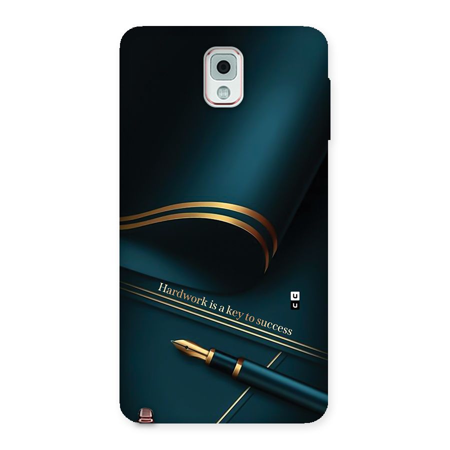 Hardwork Is Key Back Case for Galaxy Note 3
