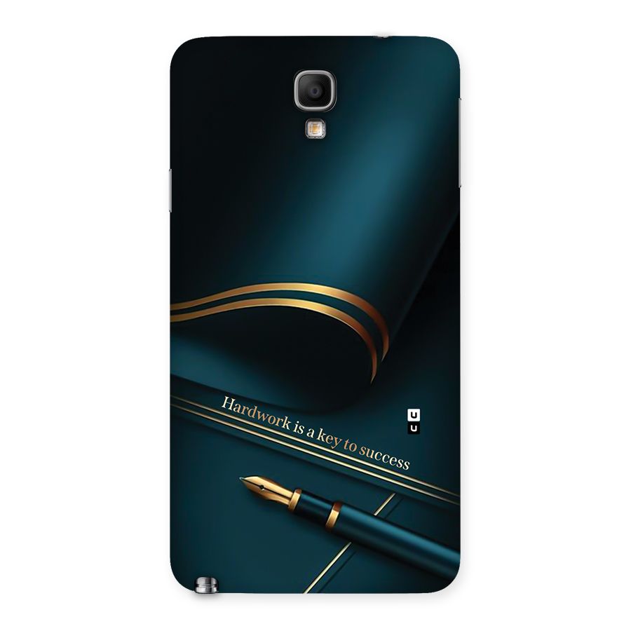 Hardwork Is Key Back Case for Galaxy Note 3 Neo