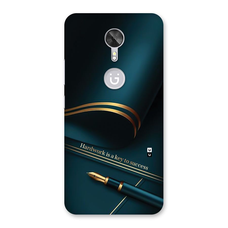 Hardwork Is Key Back Case for Gionee A1