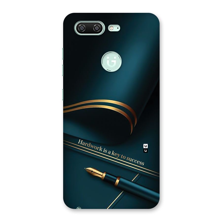 Hardwork Is Key Back Case for Gionee S10