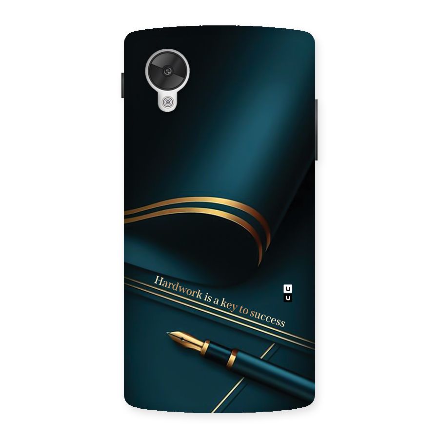 Hardwork Is Key Back Case for Google Nexus 5