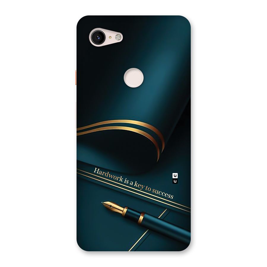 Hardwork Is Key Back Case for Google Pixel 3 XL