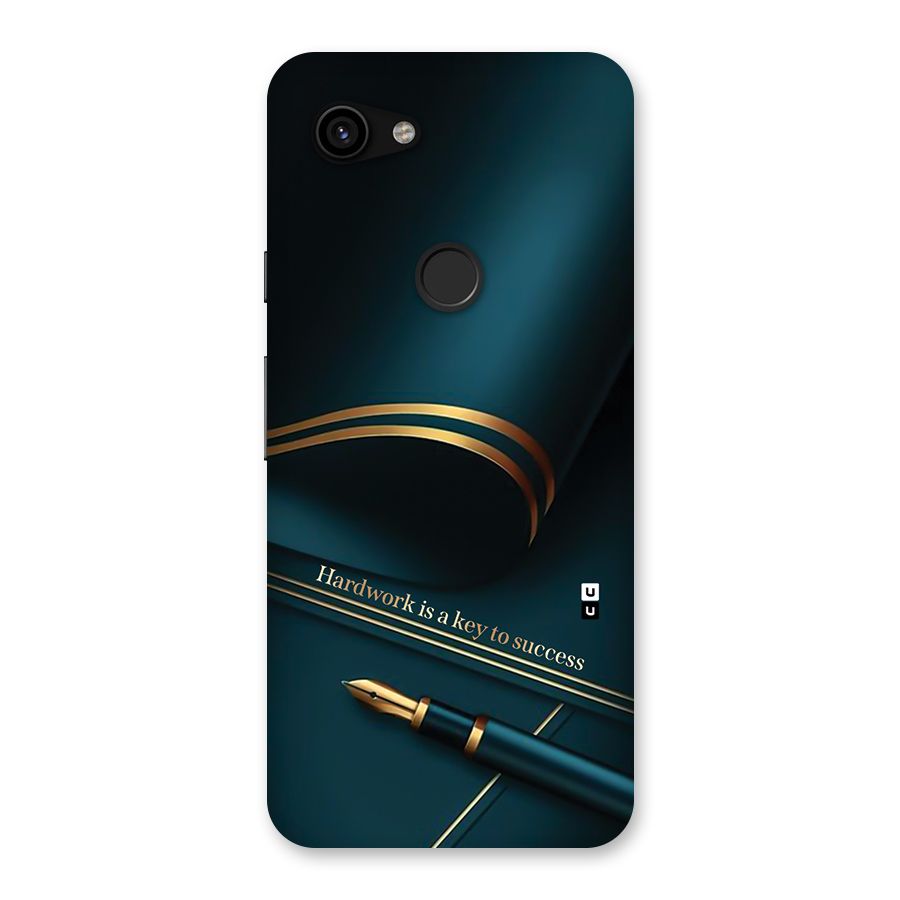 Hardwork Is Key Back Case for Google Pixel 3a
