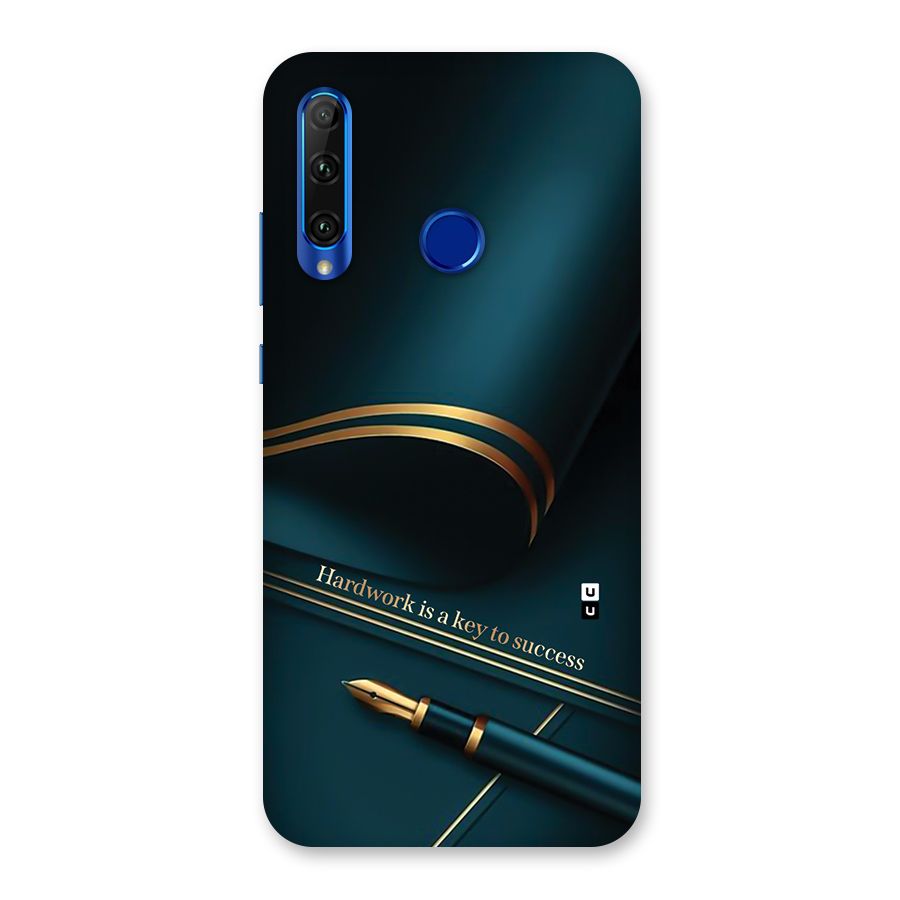 Hardwork Is Key Back Case for Honor 20i