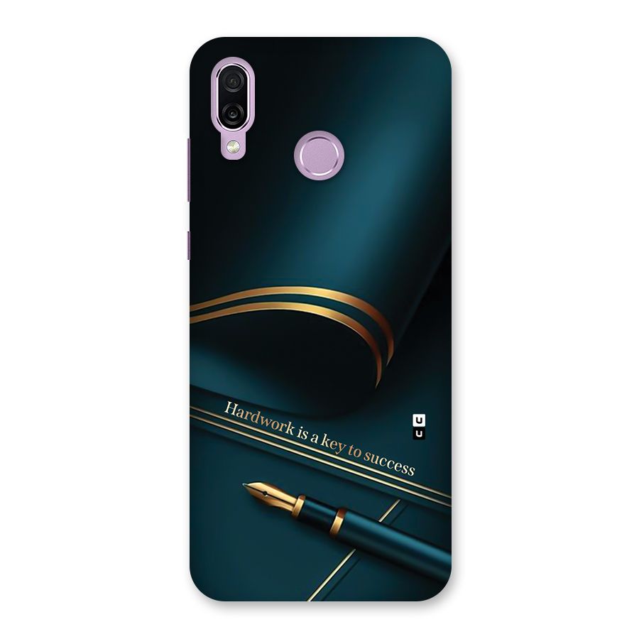 Hardwork Is Key Back Case for Honor Play