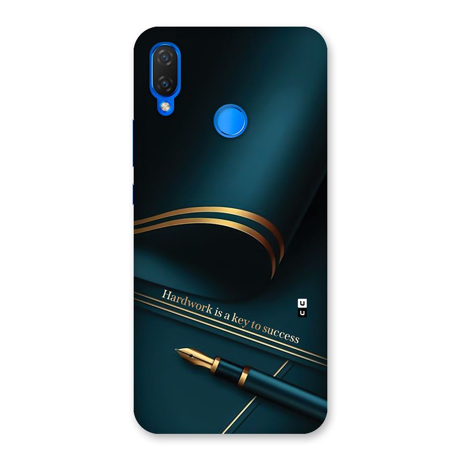 Hardwork Is Key Back Case for Huawei P Smart Plus
