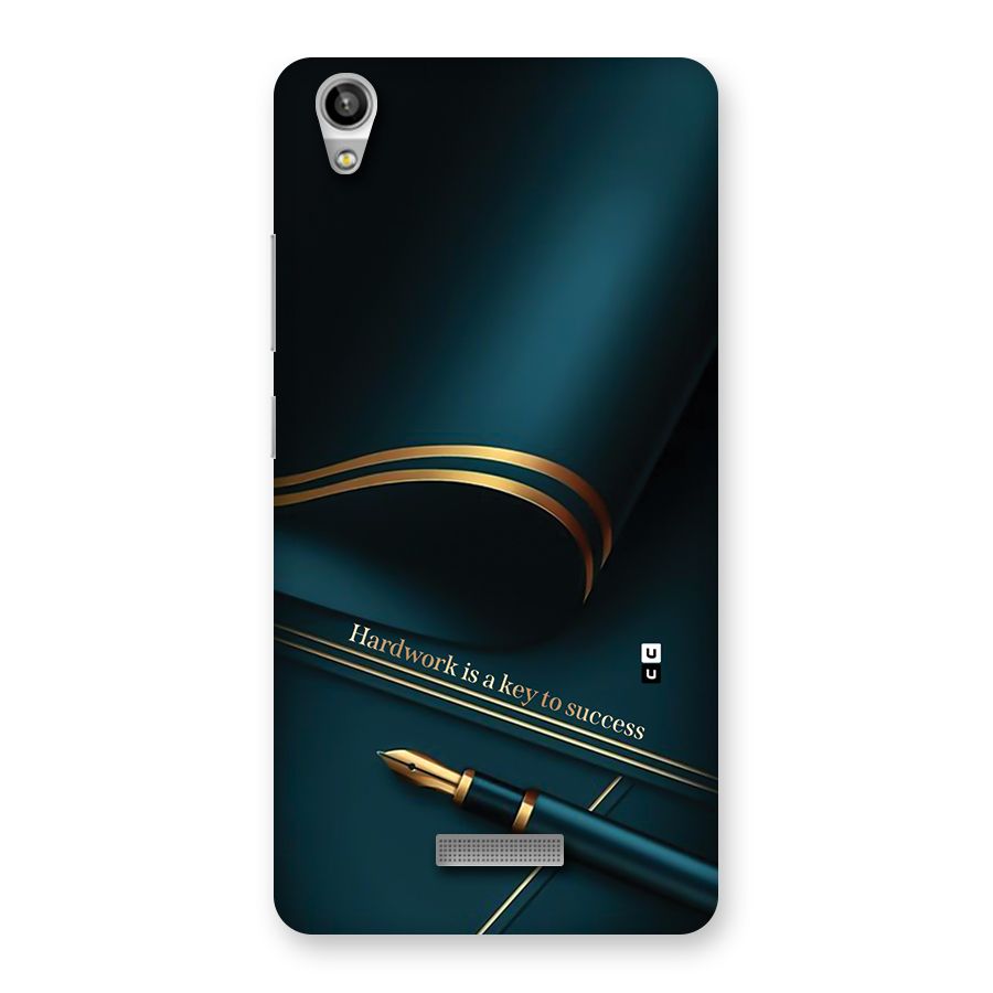 Hardwork Is Key Back Case for Lava Pixel V1