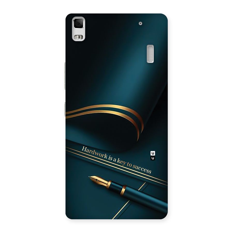 Hardwork Is Key Back Case for Lenovo A7000