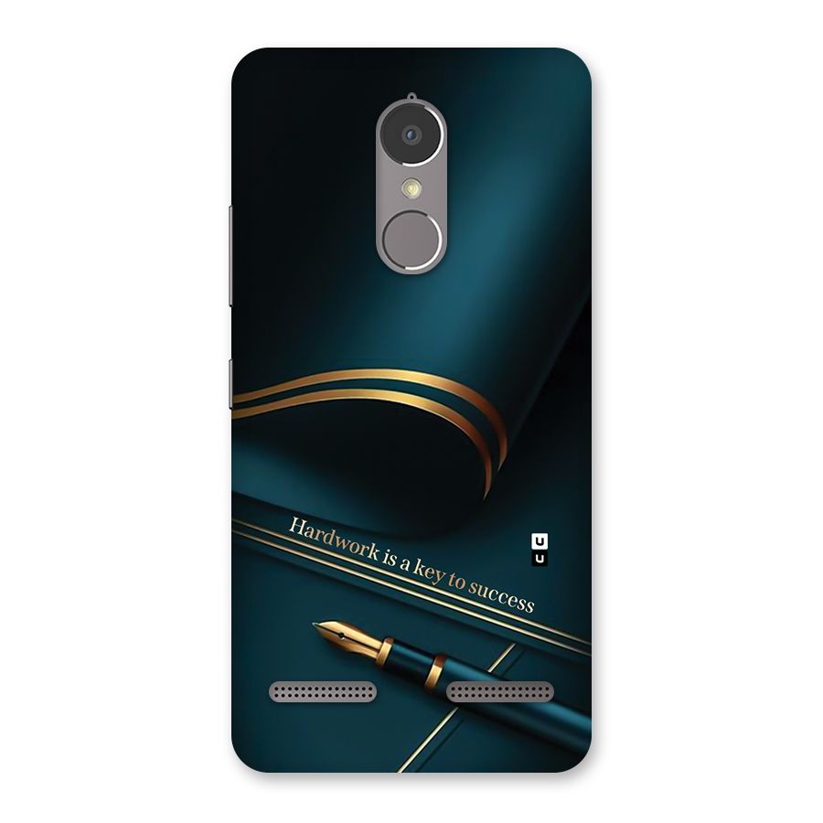Hardwork Is Key Back Case for Lenovo K6