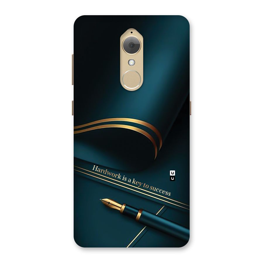 Hardwork Is Key Back Case for Lenovo K8