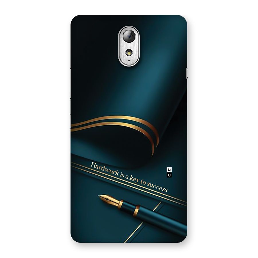 Hardwork Is Key Back Case for Lenovo Vibe P1M