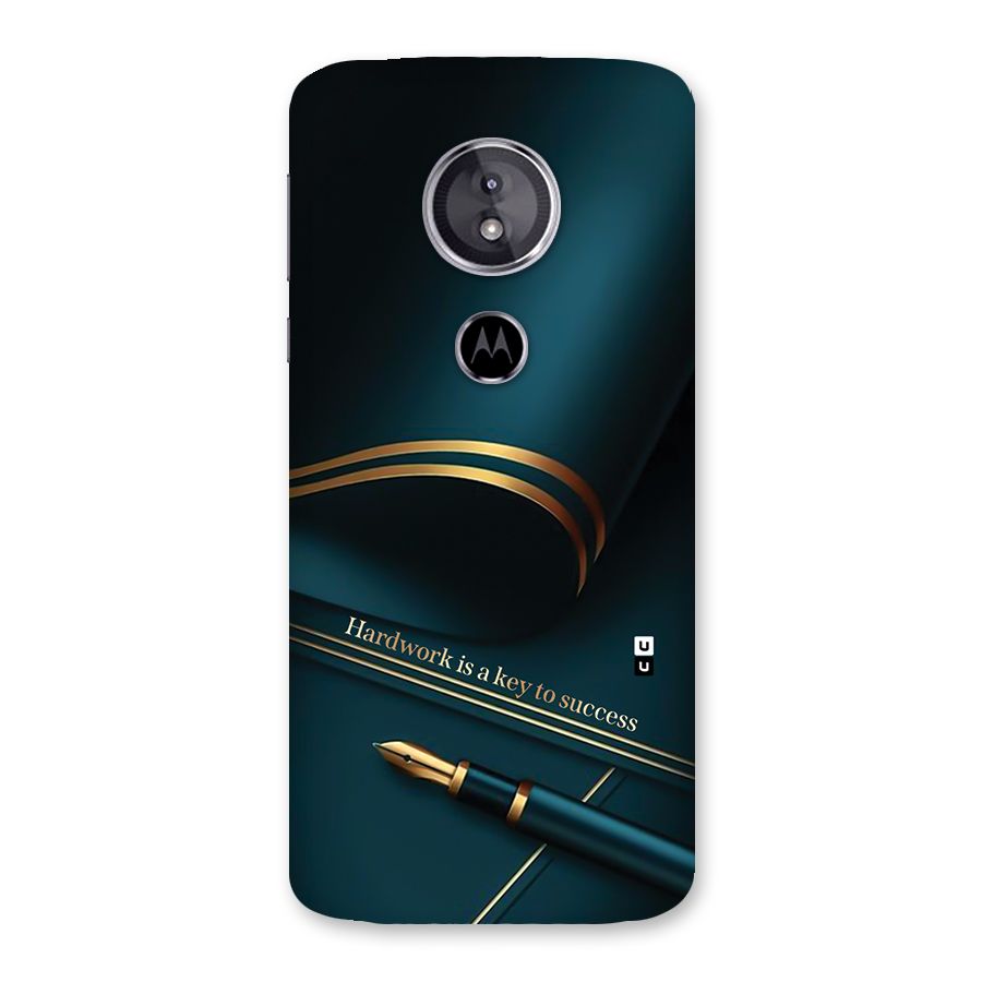 Hardwork Is Key Back Case for Moto E5