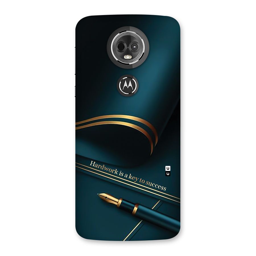 Hardwork Is Key Back Case for Moto E5 Plus