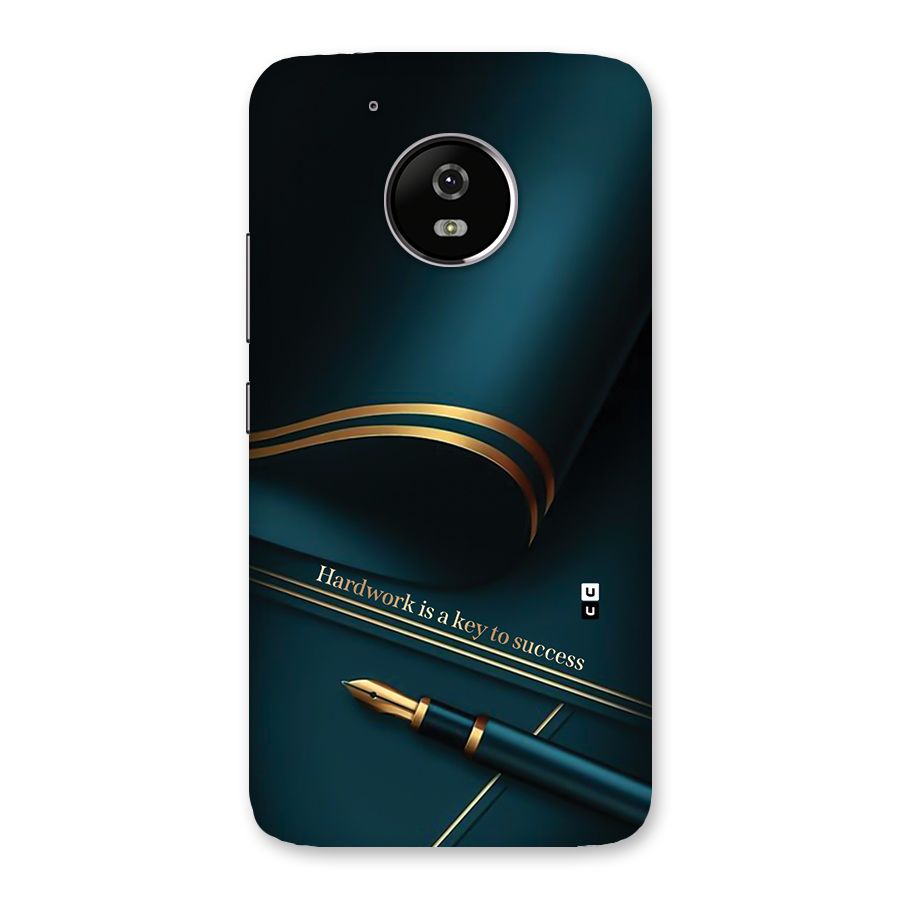 Hardwork Is Key Back Case for Moto G5