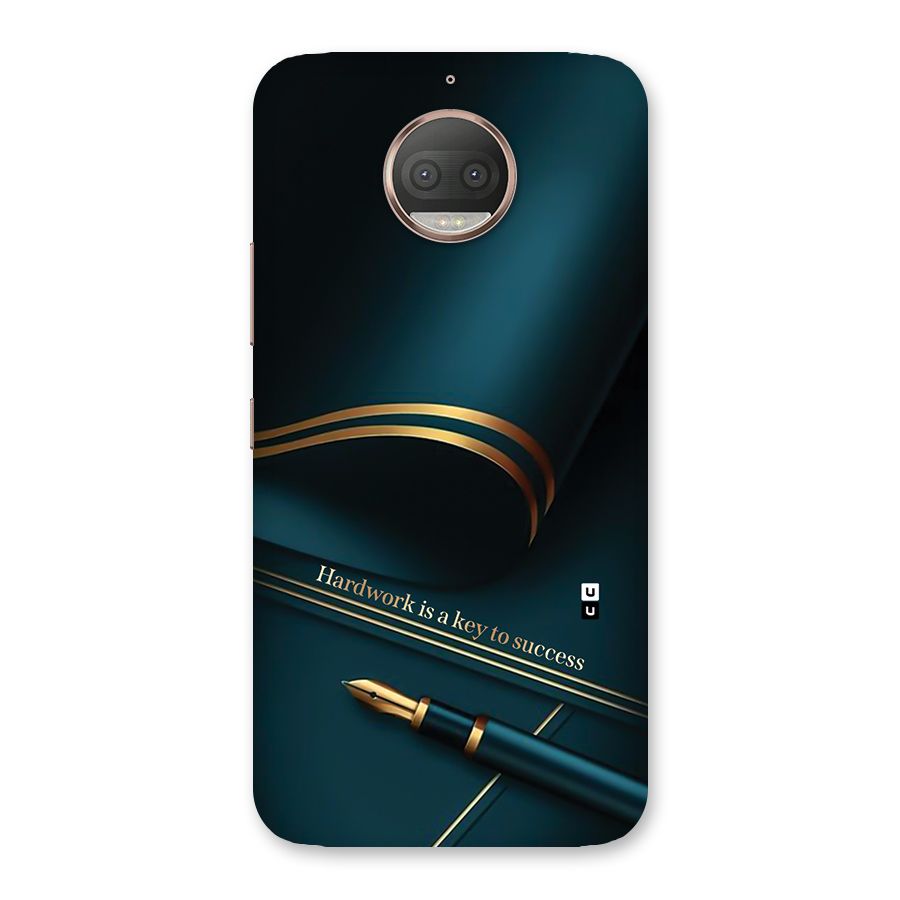 Hardwork Is Key Back Case for Moto G5s Plus