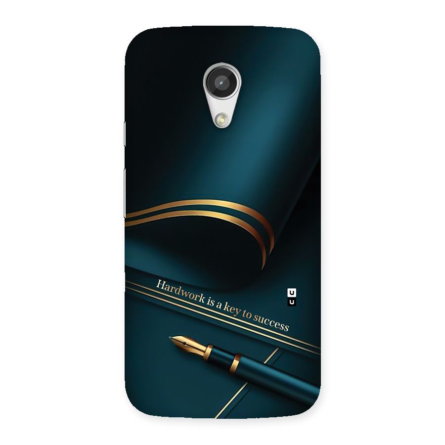 Hardwork Is Key Back Case for Moto G 2nd Gen