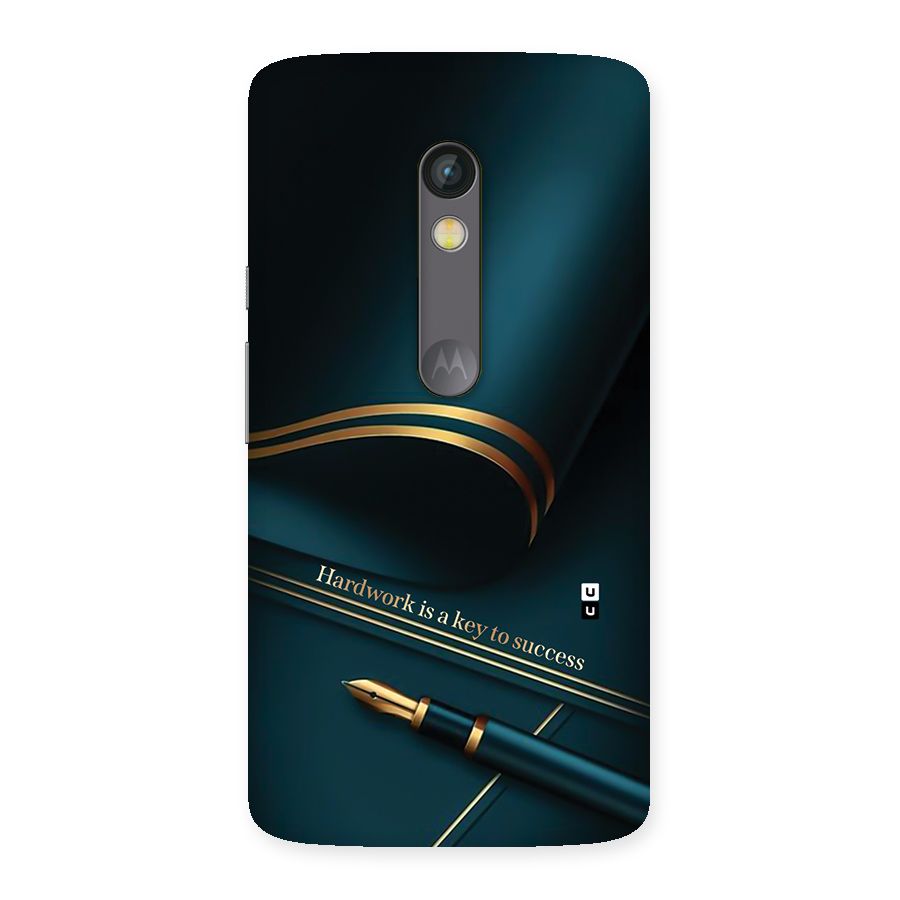 Hardwork Is Key Back Case for Moto X Play