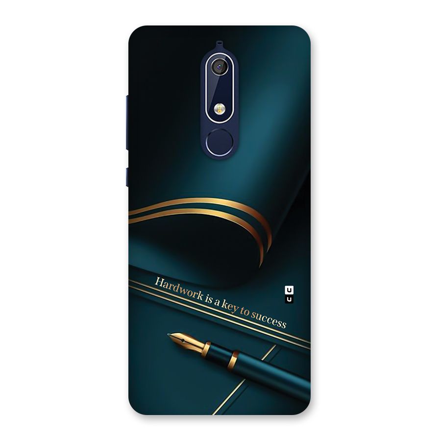 Hardwork Is Key Back Case for Nokia 5.1