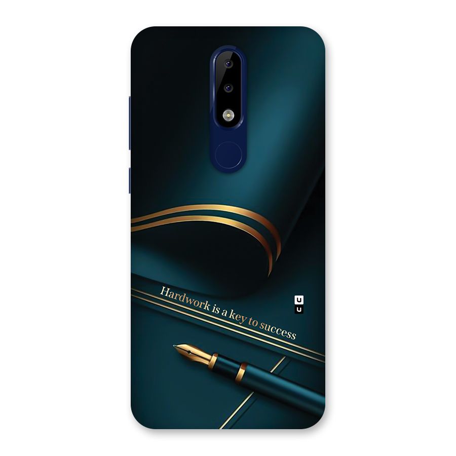 Hardwork Is Key Back Case for Nokia 5.1 Plus