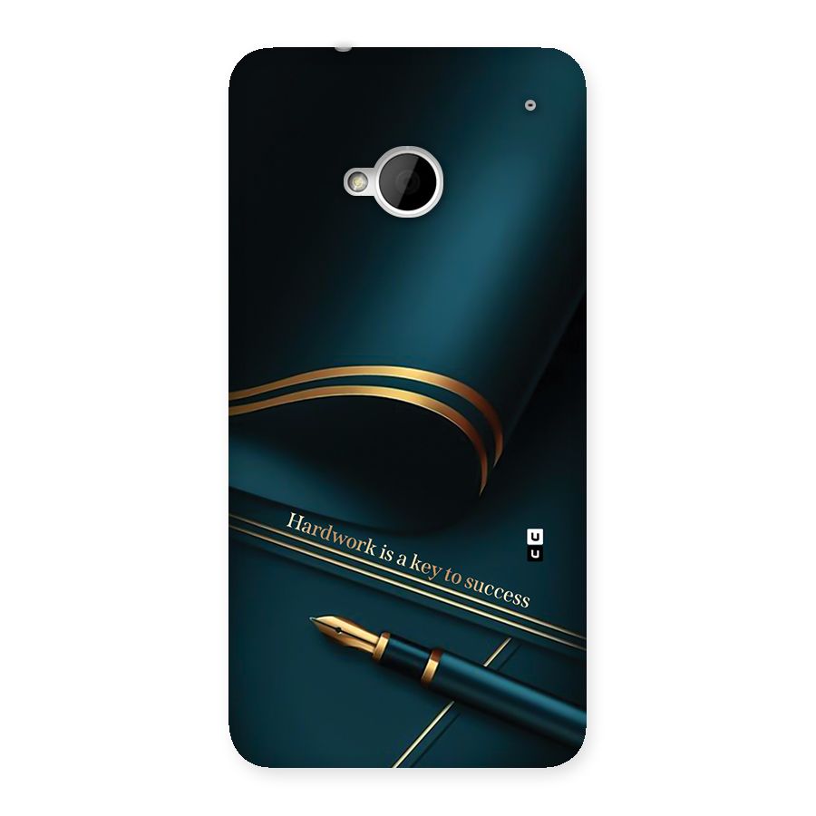 Hardwork Is Key Back Case for One M7 (Single Sim)