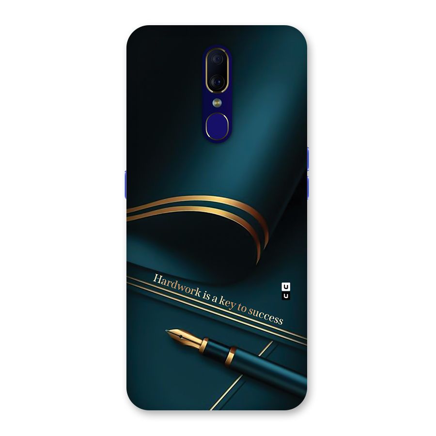 Hardwork Is Key Back Case for Oppo A9