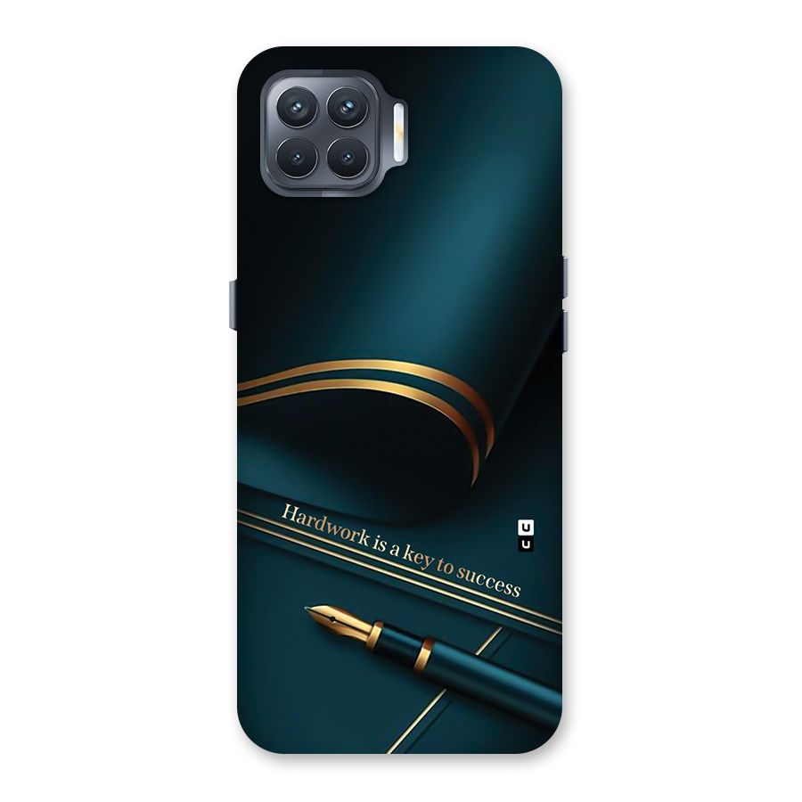 Hardwork Is Key Back Case for Oppo F17 Pro