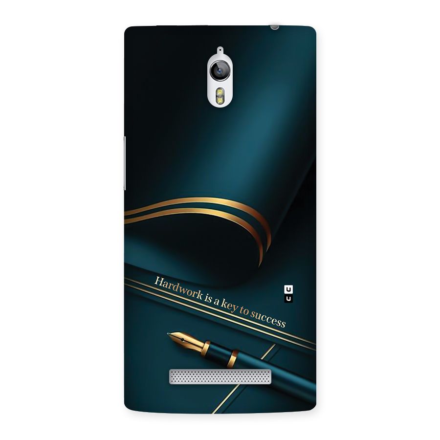 Hardwork Is Key Back Case for Oppo Find 7
